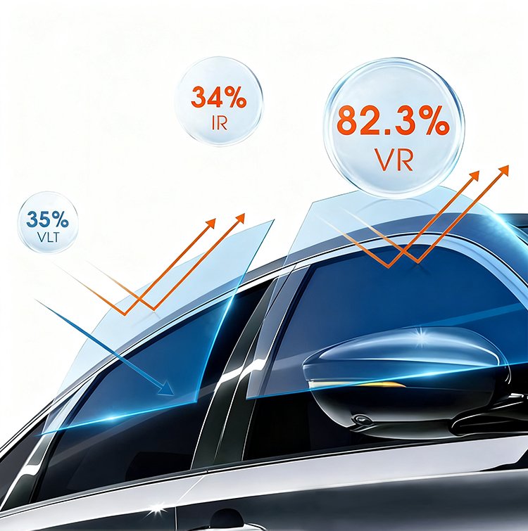 STATIC CLING CAR WINDOW FILM | KEGLAY TPU Paint Protection Film